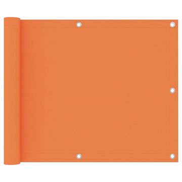 vidaXL Prelată balcon portocaliu 75x300 cm țesătură Oxford