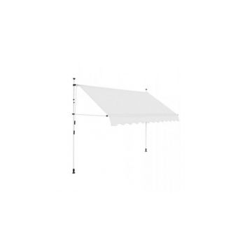 Copertina retractabila, actionare manuala, 300 cm, crem