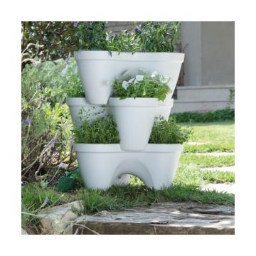 Ghivece modulare IVY PLANTER Alb/Verde