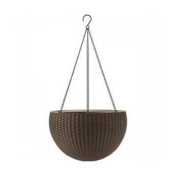 Ghiveci suspendat din rattan - Hanging Sphere Maro