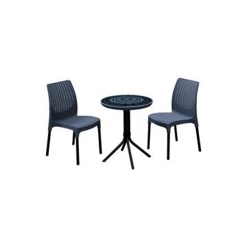 SET MOBILIER GRADINA CHELSEA SET - GRAFIT