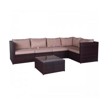 Set mobilier gradina Corner Farlito Maro/ Latte