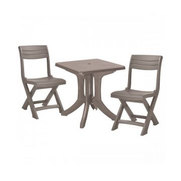 Set mobilier pliabil pentru balcon - Blues - Cappuccino