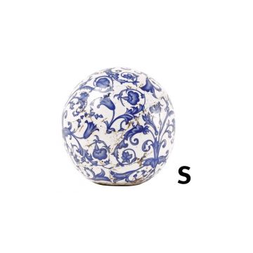 Sfera din ceramica antichizata Regana, 12 cm diametru