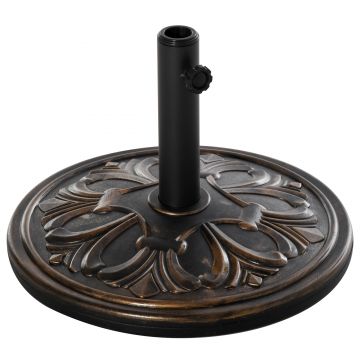 Outsunny Baza pentru Umbrela de Soare pentru Stalp de 35mm/38mm/48mm Greutate 13KG de Gradina
