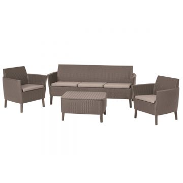 Set mobilier gradina cappuccino Keter Salemo