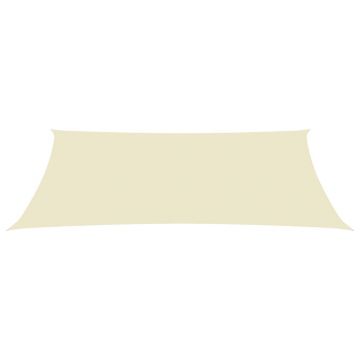 vidaXL Parasolar, crem, 2x5 m, țesătură oxford, dreptunghiular