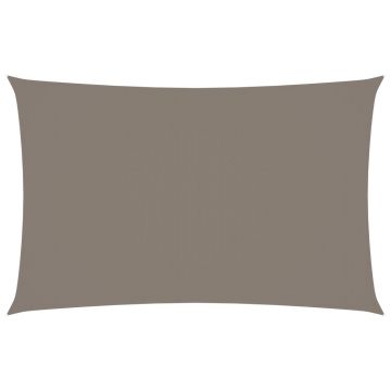 vidaXL Parasolar, gri taupe, 2x5 m, țesătură oxford, dreptunghiular