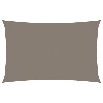 vidaXL Parasolar, gri taupe, 2x5 m, țesătură oxford, dreptunghiular