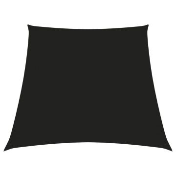 vidaXL Parasolar, negru, 4/5x4 m, țesatură Oxford, trapez