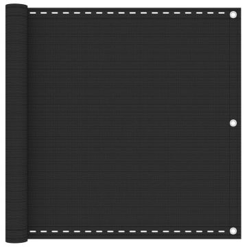 vidaXL Paravan de balcon, antracit, 90x300 cm HDPE