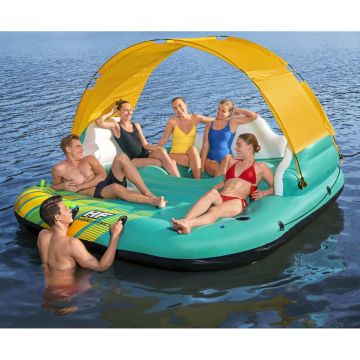 Bestway Insulă gonflabilă pentru 5 persoane Sunny Lounge 291x265x83 cm