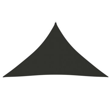 vidaXL Pânză parasolar, antracit, 2,5x2,5x3,5 m, țesătură oxford