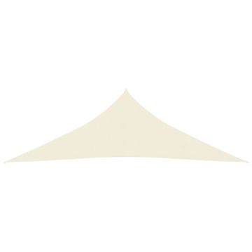 vidaXL Pânză parasolar, crem, 4x4x5,8 m, HDPE, 160 g/m²