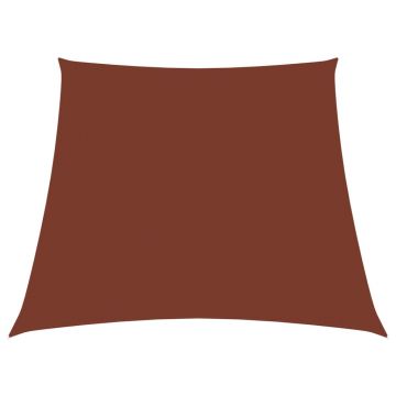 vidaXL Parasolar, cărămiziu, 2/4x3 m, țesătură oxford, trapez vidaXL Parasolar, cărămiziu, 2/4x3 m, țesătură oxford, trapez