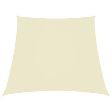 vidaXL Parasolar, crem, 2/4x3 m, țesătură oxford, trapez