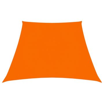 vidaXL Parasolar, portocaliu, 3/4x3 m, țesătură oxford, trapez