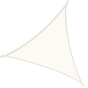 Cort Parasolar Triunghiular Outsunny, Crem, 6x6x6m | Aosom RO