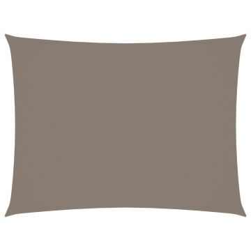 vidaXL Parasolar, gri taupe, 6x8 m, țesătură oxford, dreptunghiular
