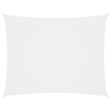 vidaXL Pânză parasolar, alb, 2x4 m, țesătură oxford, dreptunghiular