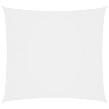 vidaXL Pânză parasolar, alb, 4,5x4,5 m, țesătură oxford, pătrat