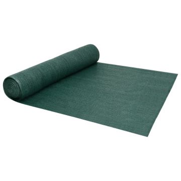 vidaXL Plasă protecție intimitate, 1,8x50 m, verde, HDPE, 150 g/m²