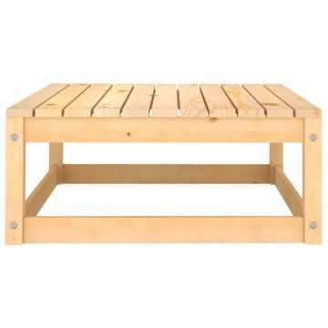vidaXL Taburet de grădină, 70x70x30 cm, lemn masiv de pin