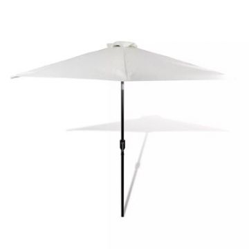 Umbrela de soare, Edy Alb, Ø300xH238 cm