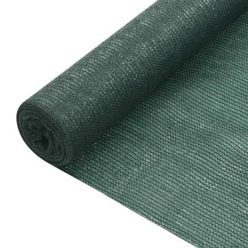 vidaXL Plasă protecție intimitate, verde, 1,5x25 m, HDPE, 75 g/m²