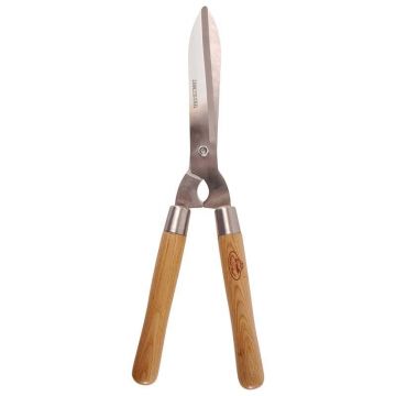 Foarfeca pentru tuns gard viu, cu maner din lemn, Hedge Natur, L49,2 cm