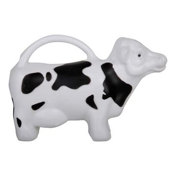 Stropitoare flori, din plastic 1,65L, Cow Alb / Negru, L28,5xl10xH19 cm