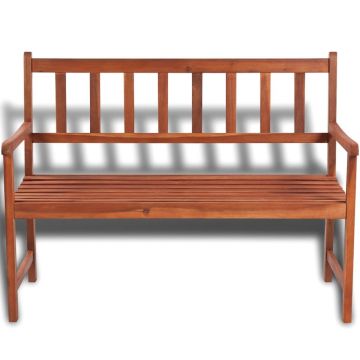 vidaXL Bancă de grădină, 120 cm, lemn masiv de acacia