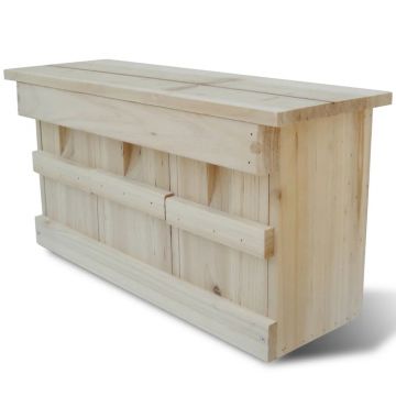 Căsuță cuiburi vrăbii 44 x 15,5 x 21,5 cm