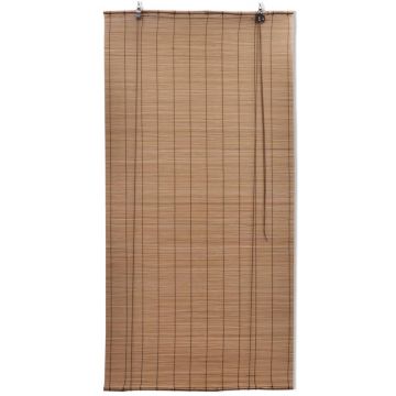 vidaXL Jaluzele din bambus tip rulou, 2 buc., maro, 120 x 220 cm