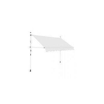 Copertina retractabila, actionare manuala, 250 cm, crem