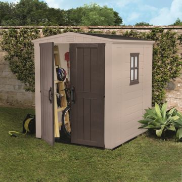 Casuta gradina Keter Factor 6x6 cu usa dubla