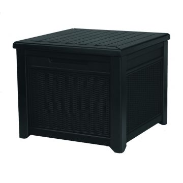 Cutie depozitare tip scaun gri Keter Cube 208 L
