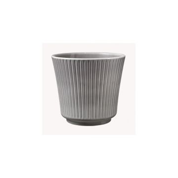 Ghiveci din ceramică Big pots Gloss, ø 12 cm, gri