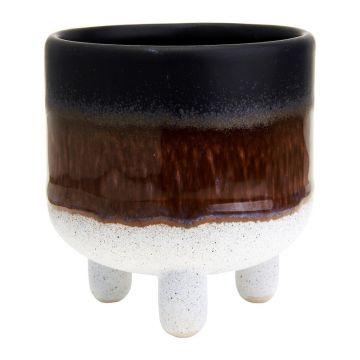 Ghiveci Sass & Belle Bohemian Home Mojave, ø 7,5 cm, alb - negru Ghiveci Sass & Belle Bohemian Home Mojave, ø 7,5 cm, alb - negru