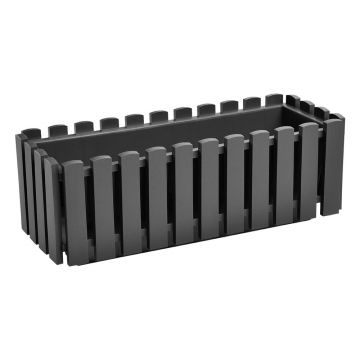 Jardinieră Gardenico Fency Smart System, lungime 46,7 cm, gri antracit