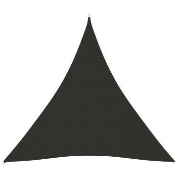 vidaXL Parasolar, antracit 4,5x4,5x4,5 m țesătură oxford, triunghiular