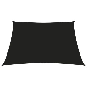 vidaXL Parasolar, negru, 2x2 m, țesătură oxford, pătrat