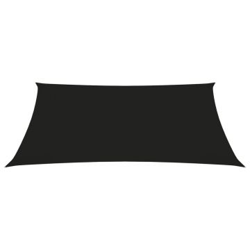 vidaXL Parasolar, negru, 2x3,5 m, țesătură oxford, dreptunghiular