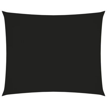 vidaXL Parasolar, negru, 3,5x4,5 m, țesătură oxford, dreptunghiular