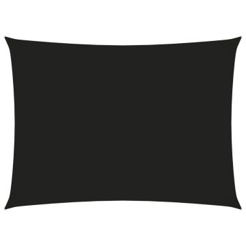 vidaXL Parasolar, negru, 3,5x5 m, țesătură oxford, dreptunghiular vidaXL Parasolar, negru, 3,5x5 m, țesătură oxford, dreptunghiular