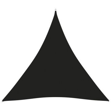 vidaXL Parasolar, negru, 4,5x4,5x4,5 m, țesătură oxford, triunghiular vidaXL Parasolar, negru, 4,5x4,5x4,5 m, țesătură oxford, triunghiular