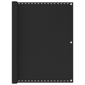 vidaXL Paravan de balcon, antracit, 120x300 cm, HDPE