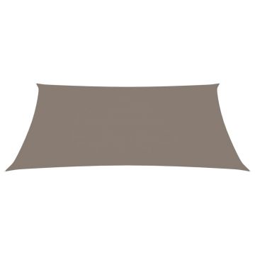 vidaXL Parasolar, gri taupe, 2,5x4,5m, țesătură oxford, dreptunghiular