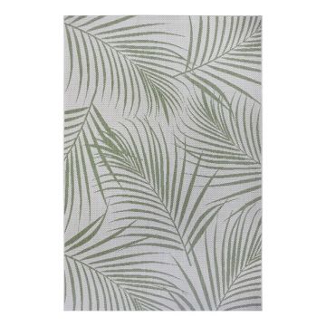 Covor exterior Ragami Flora, 80x150 cm, verde - gri