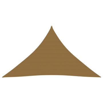 vidaXL Pânză parasolar, gri taupe, 3,5x3,5x4,9 m, HDPE, 160 g/m² vidaXL Pânză parasolar, gri taupe, 3,5x3,5x4,9 m, HDPE, 160 g/m²